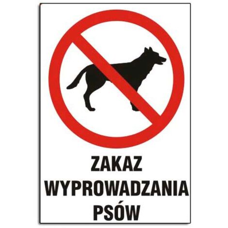 ZI-9 - SCHILD - Hunde verboten
