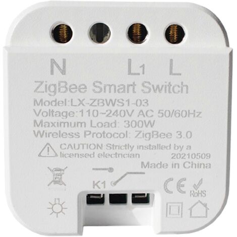 ZigBee 3.0 pour interrupteur intelligent, disjoncteur, minuterie, application Tuya Life, télécommande, version ZigBee 1-