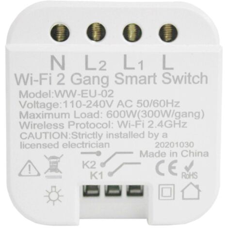 ZigBee 3.0 pour interrupteur intelligent, module disjoncteur, minuterie, application Tuya Life, télécommande, contrôle Wi-Fi version 2-