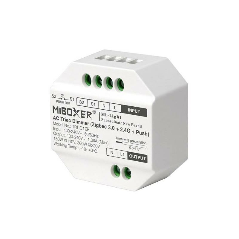 Ledbox - Variateur ZigBee Variateur triac 220V, RF-multifonction