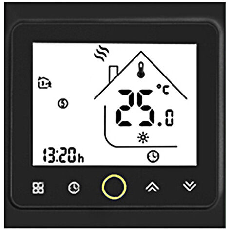 ZigBee3.0 Termostato Intelligente 5A Regolatore di Temperatura Programmabile Settimanale Controllo APP Controllo Vocale Compatibile con Alexa/Google Home per Caldaia Acqua Caldaia a Gas per Casa Uffic
