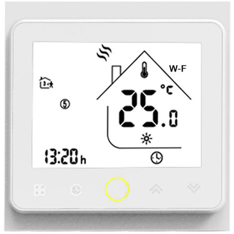 ZigBee3.0 Termostato Intelligente 5A Regolatore di Temperatura Programmabile Settimanale Controllo APP Controllo Vocale Compatibile con Alexa/Google Home per Caldaia Acqua Caldaia a Gas per Casa Uffic