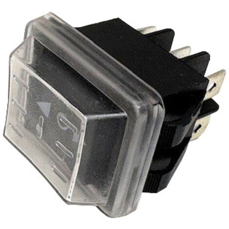 ZIIQ ZQ8-14/2 Wippschalter Ein-/Aus Schalter mit Abdeckung 250V 30A 6Pin