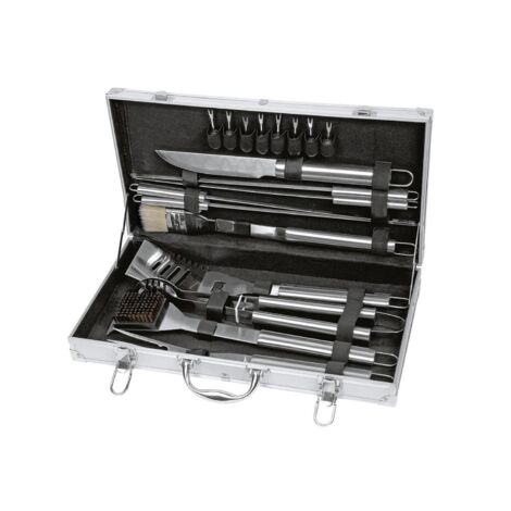 Zilverstad Leopold Vienna Grillmaleta 18 teilig 8x24x27 LV01070