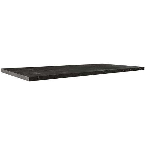 Zimbabwe - Tablero para mesa 220x100x5 cm / Mrmol oscuro