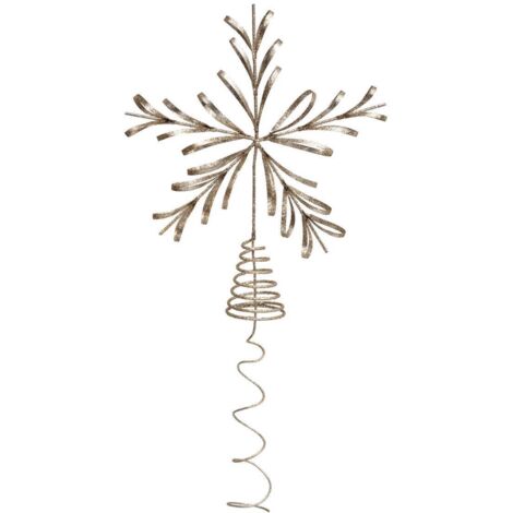 Zimir Metall Flocke Champagner 31cm - Atmosphera créateur d'intérieur