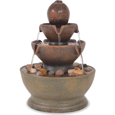 Zimmerbrunnen mit Pumpe Polyresin