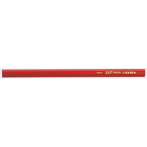 Zimmermanns-Bleistift 333oval rot 24cm LYRA
