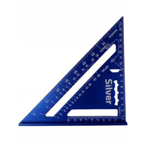 Zimmermanns- und Schreiner-Aluminium-Winkel 7 Zoll 18x18 Bau-Prüfmaß 185 mm