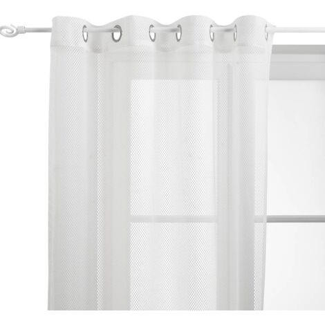 Zina voile 140x240cm blanco - Atmosphera créateur d'intérieur