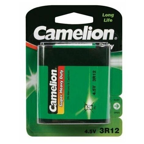 Zinc carbone plate 4 5v-2700mah (1pc/blister)