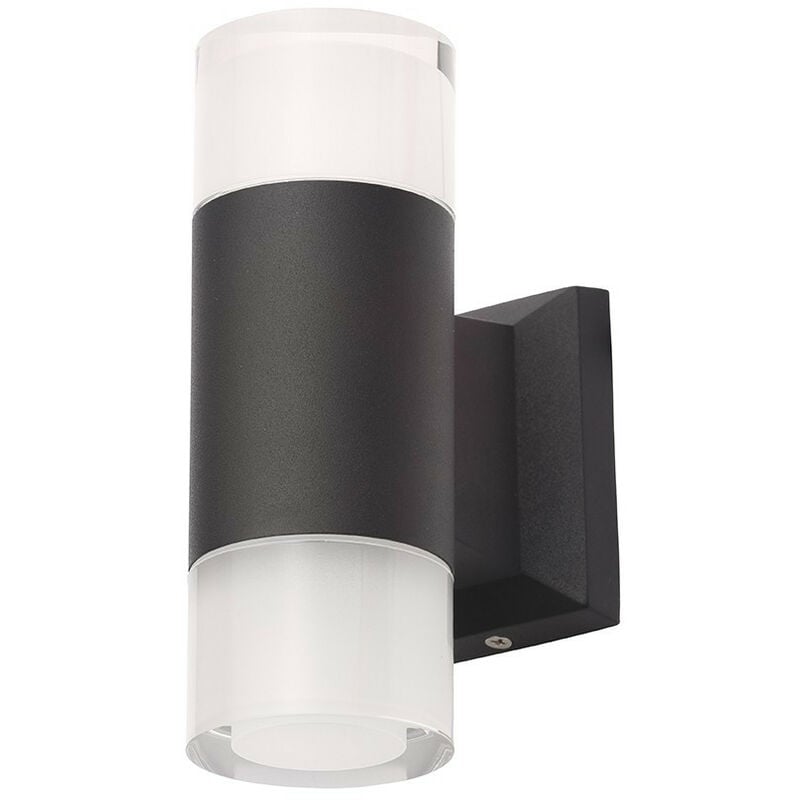 Forum Lighting - Forum Ashby rgb led Outdoor Up Down Wall Lamp Black IP44