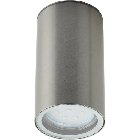 Zinc LETO Outdoor Porch Light Stainless Steel