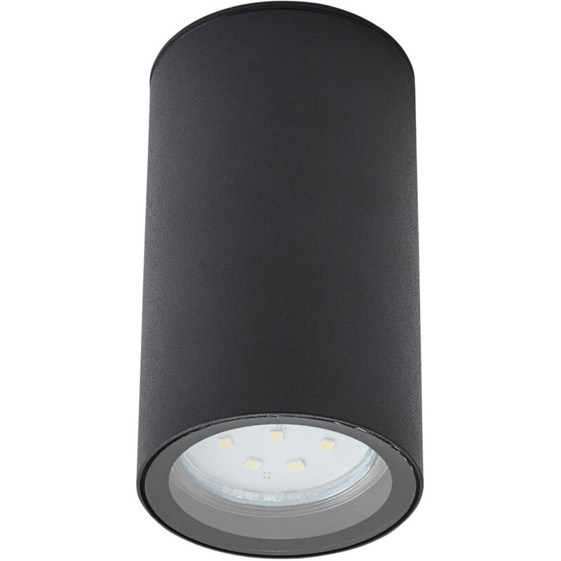 Zink - leto Outdoor Porch Light Textured Black