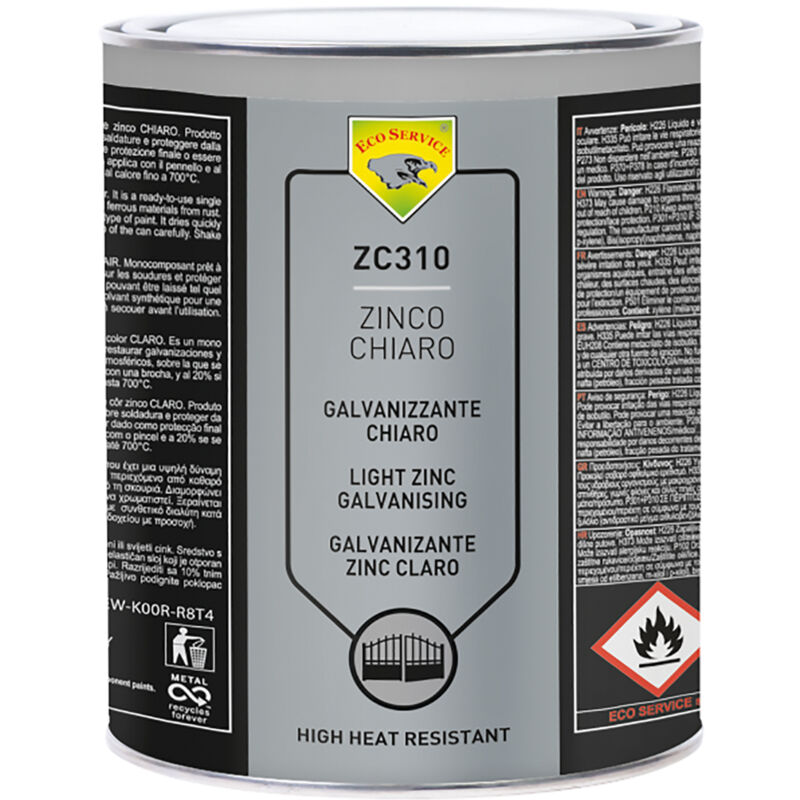 Zinco Chiaro LTF ICP Per Ritocco Parti Zincate, Spray 400ml [ICP00049ZC - Foto 12