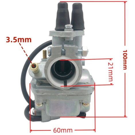 Zinger PY80 PW 80 Y Vergaser 1983-2006 404-003 Yamaha Kraftstoffzubehör, Hocheffiziente Zerstäubungs-Drosselklappenbaugruppe, Gleichmäßige Kraftstoffzerstäubung.