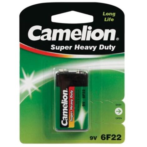 Zink-Kohle - rechteckige Batterie - 9 v - 400 mah (1 St./Blister)