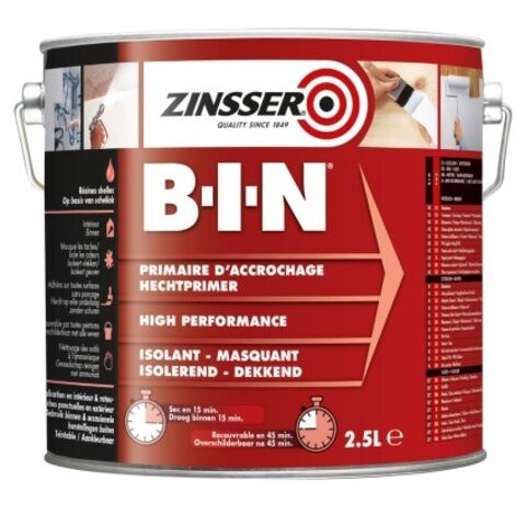 Zinsser BIN Primer blanc 2,5L