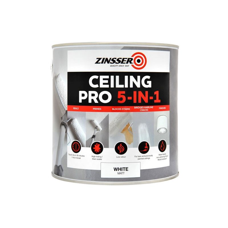 Zinsser - Ceiling Pro - 5 in 1 - 2.5 litre