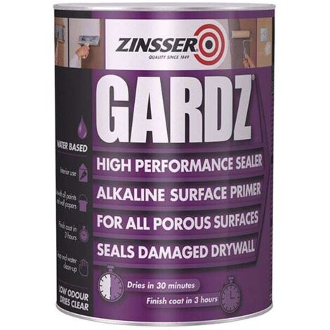 Zinsser Gardz Clear Water-Based Sealer Primer 1 Litre