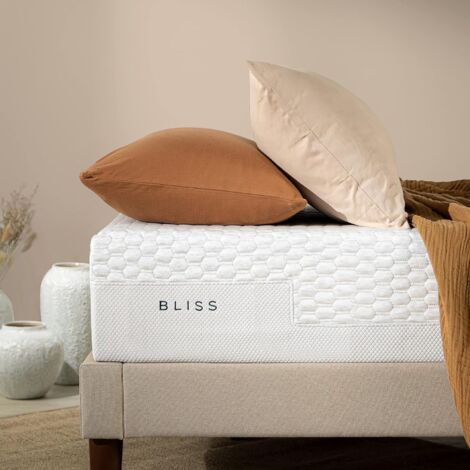 Zinus Bliss Materasso 120x190 cm - 25 cm di Altezza - Materasso in memory foam - Certificato OEKO-TEX