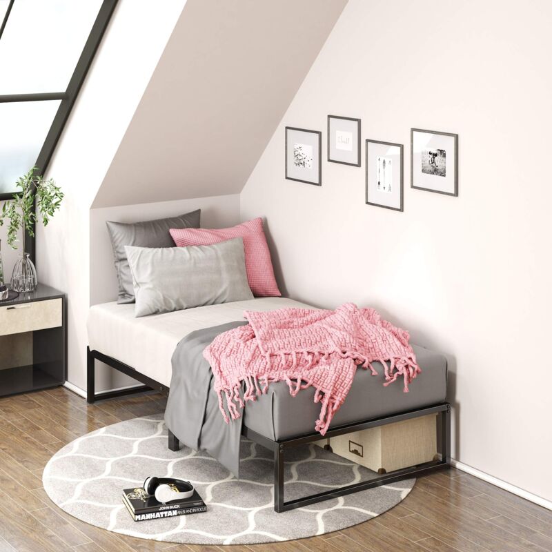Zinus Lorelai - Letto a piattaforma in metallo, 31...