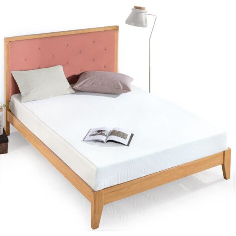 ZINUS Materasso 140x190 cm - 20 cm di Altezza - Materasso in memory foam con gel ultra rinfrescante al Tè Verde - Certificato OEKO-TEX
