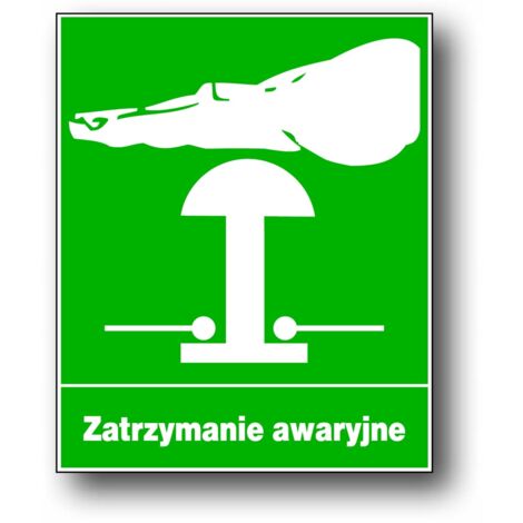 ZIO-4 - Arbeitsschutzschild - NOT-HALT