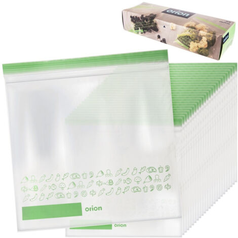 Ziplock-Lebensmittelbeutel 25x24 cm 25 Stk.