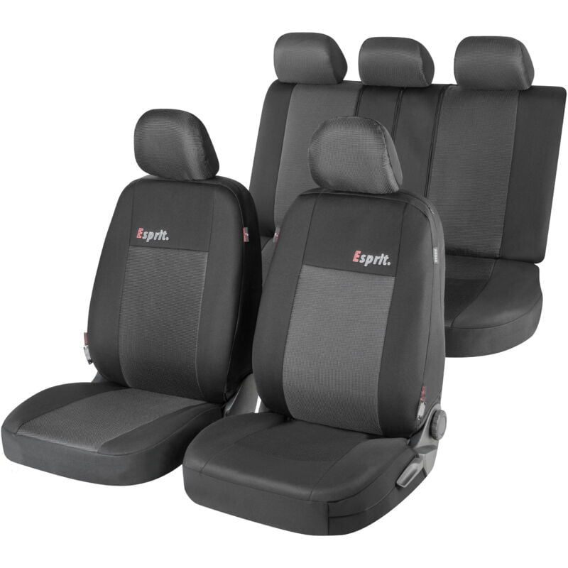 Zipp it Premium Esprit Housses de siège auto set complet avec système de fermeture éclair, sièges normaux