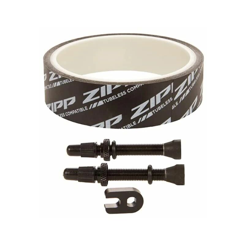 Sram - zipp tubeless kit includes 26MM tape, 2 universal valves 44MM & 1 valve core wrench (fits 202, 30 course): ZPTK8084000