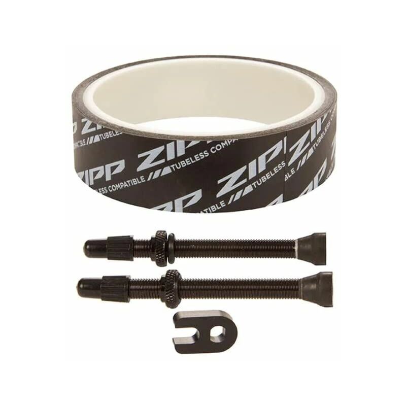 Zipp Tubeless Kit Includes 26mm Tape, 2 Universal Valves 60mm & 1 Valve Core Wrench (Fits 303, 303s): Zptk8084001