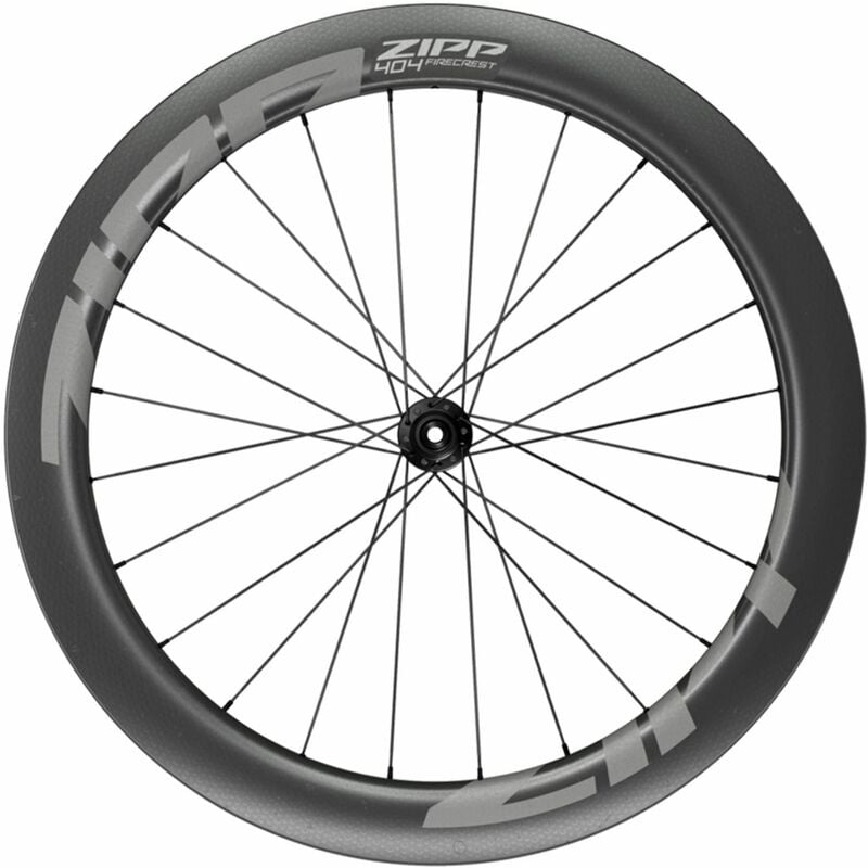 Zipp - wheel - 404 firecrest carbon tubeless disc brake center locking 700C front 24SPOKES 12X100MM standard graphic B1: ZPWH8620000