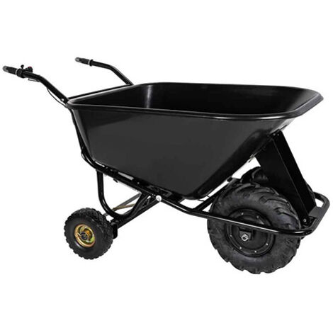 Zipper – Brouette motorisée 160L – Charge max 300kg – Batterie lithium-ion 40V – Pour terrains escarpés – Moteur 2 x 280W - ZI-EWB300-160L