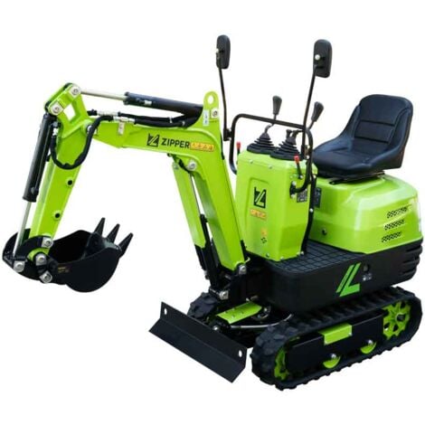 ZIPPER Mini pelle sur chenilles - 1,7 km/h - 6300 W