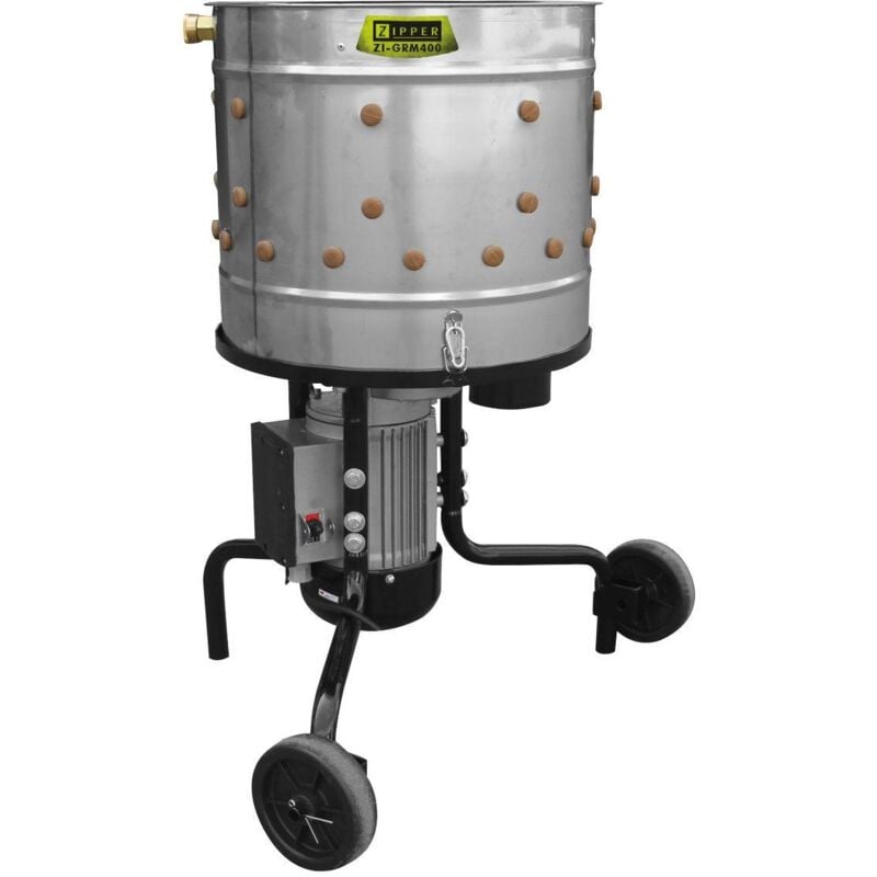 Zipper ZI-GRM400 - Plumeuse rotative à volaille - 550W - 230V - 50Hz