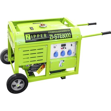 Zipper Stromerzeuger ZI-STE8000 7000 W Benzin Stromerzeuger