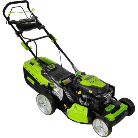 ZIPPER Tondeuse à gazon avec e-start système 4en1 - 173 cc - Batterie 1500 mAh - largeur de coupe 520 mm