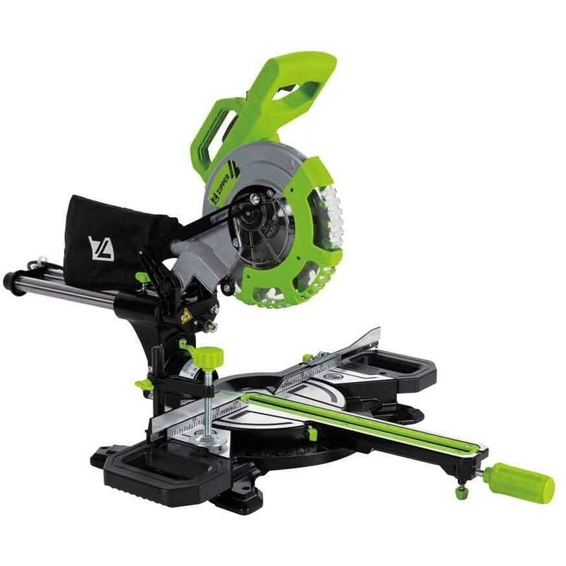 Zipper - Scie à onglets bois plastique aluminium acier 1700W 120mm zi-kgs210ds