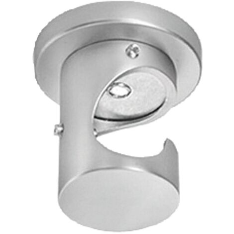 Zirkonium-Deckenhalterung 20 mm. Nickel matt.