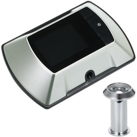 ZJchao Caméra de la Visionneuse de la Vision électrique de 2,4 Pouces LCD Visual Monitor Digital Elector Puphole avec un Grand Angle de 150 Degrés et 300000 Pixels pour les Enfants