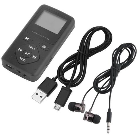 ZJCHAO radio numérique DAB Récepteur radio numérique portable DAB / DAB + lecteur MP3 Bluetooth avec écouteurs