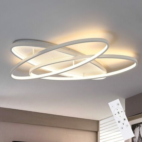 BRILLIANT Lampe Labyrinth LED Deckenleuchte 40cm grau, 1x 42W LED  integriert (SMD), (4775lm, 3000K)