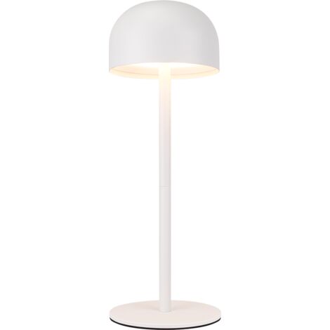 ZMH Lampe de table LED  sans fil : lampe de table tactile à intensité variable avec 3 températures de couleur, batterie rechargeable USB, lampe de table portable étanche à hauteur réglable