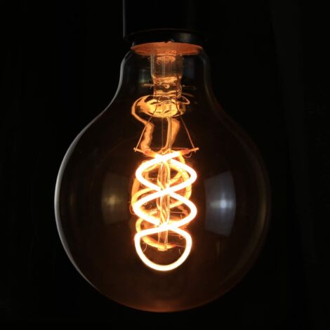 ZMH LED Edison ampoule E27 boule vintage ampoule 4 W LED globe lampe décorative lampes antiques blanc chaud 2200 K ampoule à incandescence pour la nostalgie et l'éclairage rétro dans la maison café ba
