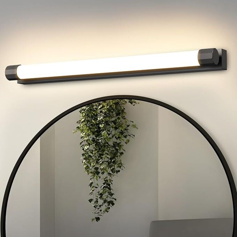 ZMH Luminaire Miroir LED Salle de Bain 50CM 10W Lumière Blanc Chaud 3000K IP44 Résistant à l’Eau Contemporain Luminaire Mural Pour Couloir Salle