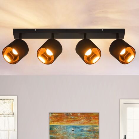 Plafonnier Luminaire 4 Spots pas cher - Rakuten