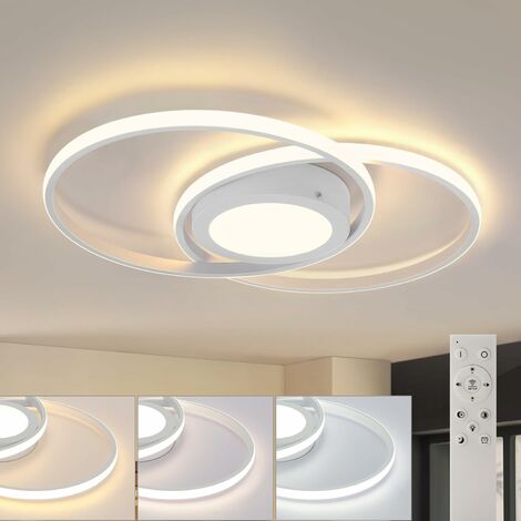 Plafonnier LED design 4 cercles - Paciano