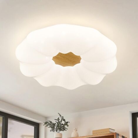 ZMH Plafonnier LED Chambre d'enfant Plafonnier - Lampe de cuisine ronde Chambre à coucher 15W avec ciel étoilé Design Moderne Lampe de couloir Netural Blanc pour salon chambre à coucher Ø28cm