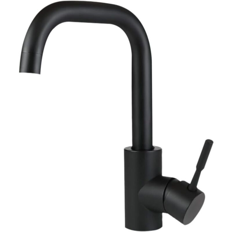 ZMH - Robinet salle de bain lavabo - robinet haute pression eau chaude et froide hauteur 170mm en acier inoxydable robinet mélangeur pour salle de